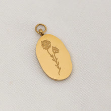 Charger l&#39;image dans la galerie, Collier - fleur de naissance - Neuf.Vingt.Cinq - Gold - Adulte
