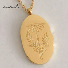 Charger l&#39;image dans la galerie, Collier - fleur de naissance - Neuf.Vingt.Cinq - Gold - Adulte
