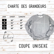 Charger l&#39;image dans la galerie, Crewneck - couleurs saisonnières - 1 fleur simple - Adulte
