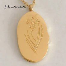 Charger l&#39;image dans la galerie, Collier - fleur de naissance - Neuf.Vingt.Cinq - Gold - Adulte
