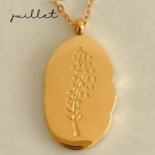 Charger l&#39;image dans la galerie, Collier - fleur de naissance - Neuf.Vingt.Cinq - Gold - Adulte
