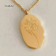 Charger l&#39;image dans la galerie, Collier - fleur de naissance - Neuf.Vingt.Cinq - Gold - Adulte
