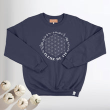 Charger l&#39;image dans la galerie, Crewneck - Fleur de vie - design DEVANT -  Adulte
