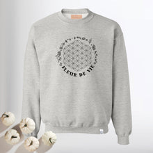 Charger l&#39;image dans la galerie, Crewneck - Fleur de vie - design DEVANT -  Adulte
