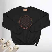 Charger l&#39;image dans la galerie, Crewneck - Fleur de vie - design DEVANT -  Adulte
