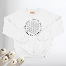 Charger l&#39;image dans la galerie, Crewneck - Fleur de vie - design DEVANT -  Adulte
