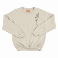 Charger l&#39;image dans la galerie, Crewneck - couleurs saisonnières - 1 fleur simple - Adulte
