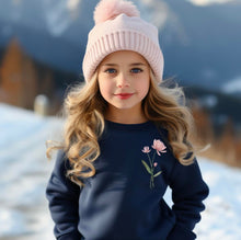 Charger l&#39;image dans la galerie, Crewneck - fleur simple - Junior
