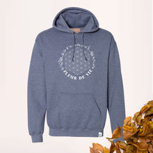 Charger l&#39;image dans la galerie, Hoodie - Fleur de vie - design DEVANT - Adulte
