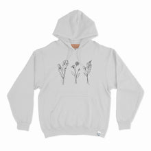 Charger l&#39;image dans la galerie, Hoodie- couleurs saisonnières - 3 fleurs - Adulte
