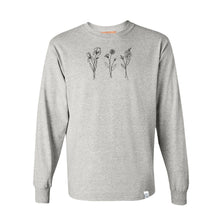 Charger l&#39;image dans la galerie, Long sleeves - 3 fleurs simples - Adulte
