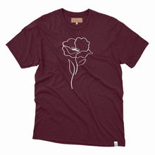 Charger l&#39;image dans la galerie, T-shirt - fleur épurée - Adulte
