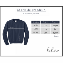 Charger l&#39;image dans la galerie, Crewneck - fleur simple - Junior
